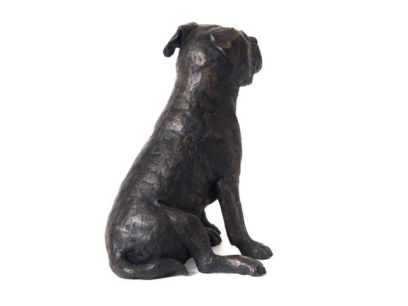 5_PETRIBUTES_CASDO-STA-BRZ.jpg Beautiful figurine Staffordshire Bull Terrier dog urns for pet Staffie dog ashes. Can be personalised.