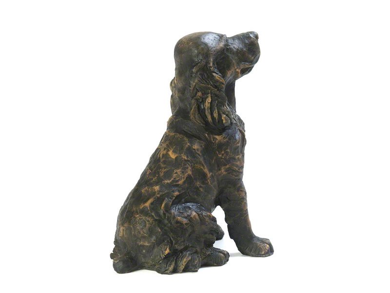 7_PETRIBUTES_CASDO-SPAN-BRZ.jpg Beautiful figurine Spaniel dog urns for pet dog ashes. Cocker Springer Clumber Sussex. Can be personalised.