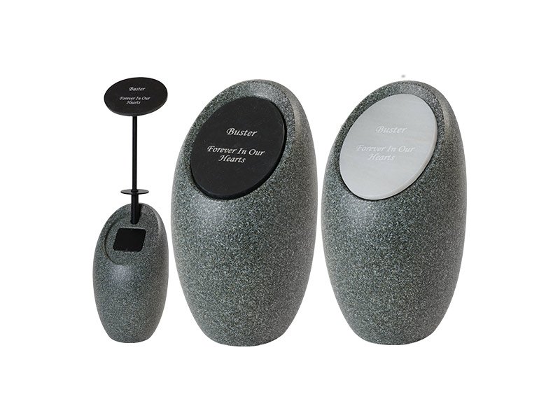 Highdown ashes urn memorial. for pet ashes, dog, cat or horse. May be personalised