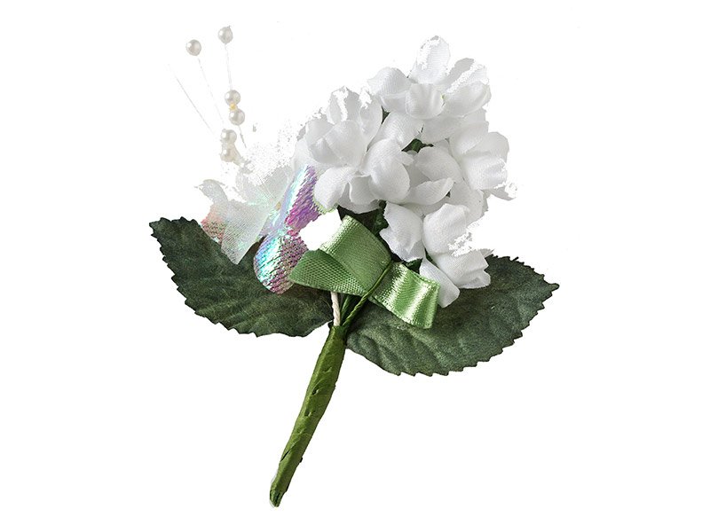 Artificial silk floral spray to enhance or decorate your pet's urn or ashes scattering container